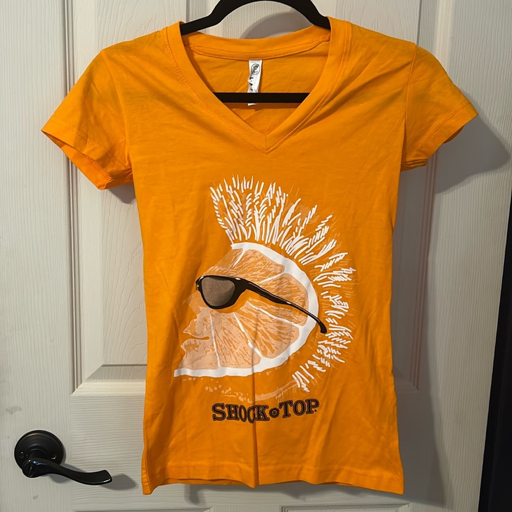 Never worn alcoholic beverage top women’s